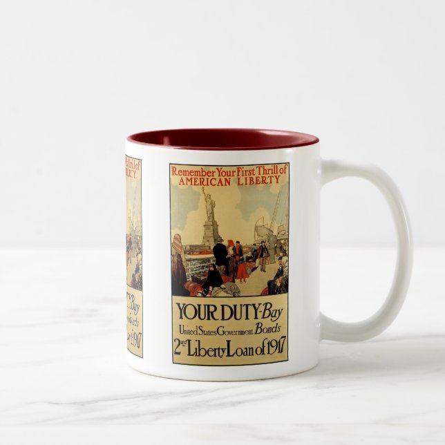 American Liberty Two-Tone Coffee Mug (Right)