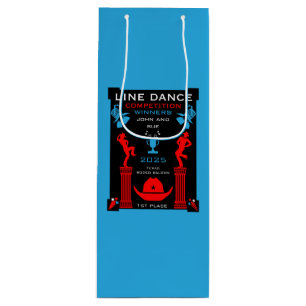 American Line Dancing Competition Wine Gift Bag