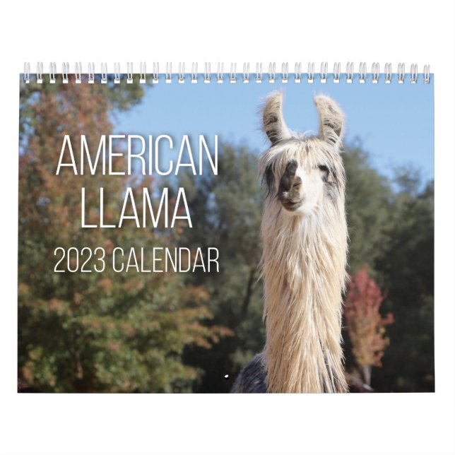 American Llama Magazine 2023 Calendar (Cover)