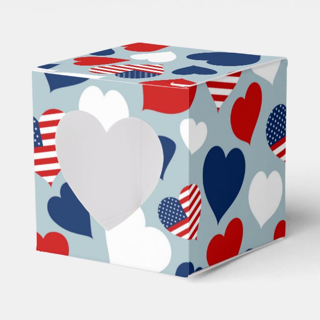 American Love Favour Box (Front Side)