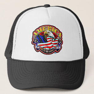 American Love It or Leave it! Trucker Hat