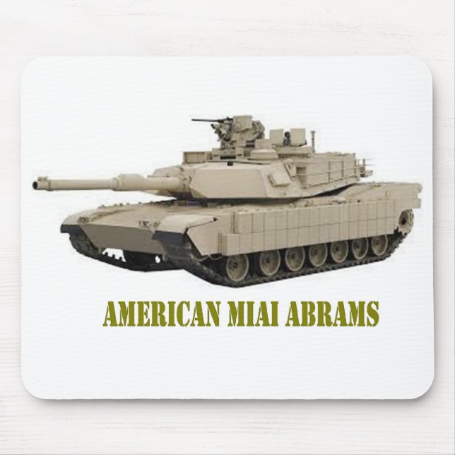 AMERICAN M1A1 ABRAMS  TANK MOUSE PAD (Front)