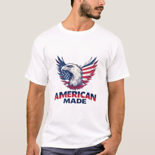 American Made American Flag Patriotic Gift T-Shirt