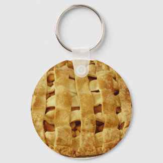 American Made Apple Pie Zig Zag Crust Key Ring