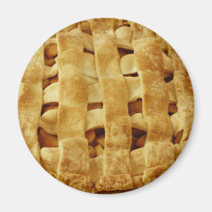 American Made Apple Pie Zig Zag Crust Magnet