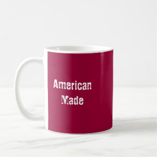 American Made Mug Red