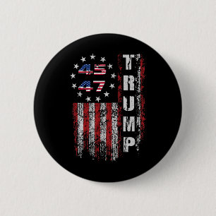 American Made Trump Merchandise Flag Trump 45 47 T 6 Cm Round Badge