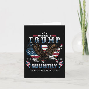 American Made Trump Merchandise Flag Trump 45 47 T Card