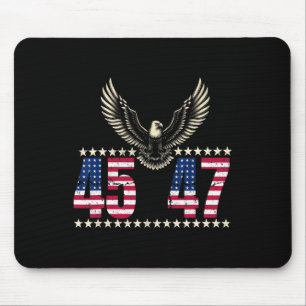 American Made Trump Merchandise Trump 45 47 Trump Mouse Pad