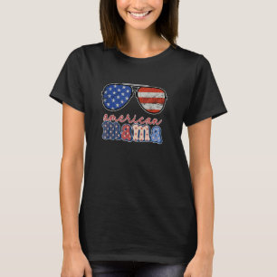 American Mama 4th Of July Womens Family Matching S T-Shirt