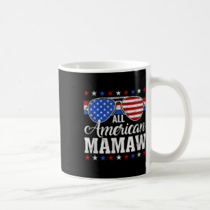 American Mamaw Matching Family 4th Of July Usa Pat Coffee Mug
