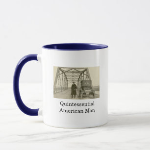 American Man Real Photo Coffee Mug