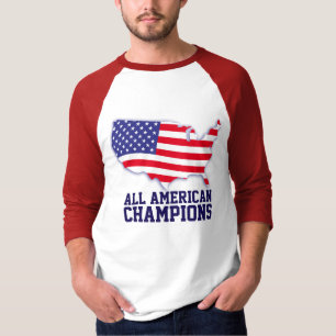 American map flag All American Champions t-shirt