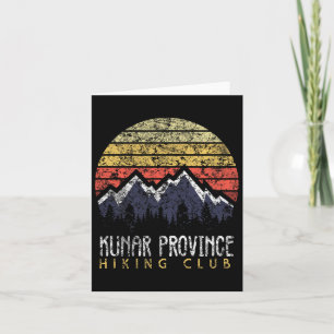 American Marauder Afghanistan Camping Kunar Hiking Card