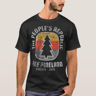 American Marauder Free Pineland Camping Badge  T-Shirt