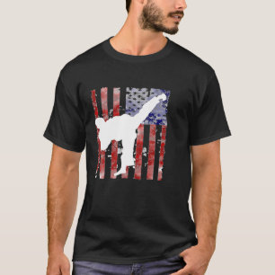 American Martial Arts Karate Taekwondo Way Tkd T-Shirt