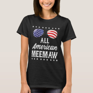 American Meemaw 4th Of July Independence Day Patri T-Shirt