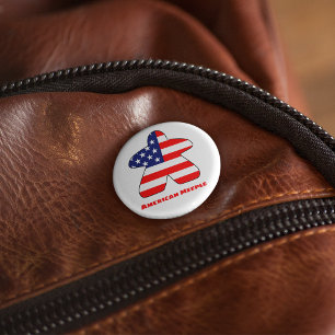 American Meeple Pin