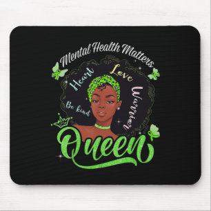 American Mental Health Problems Woman Warrior Quee Mouse Pad