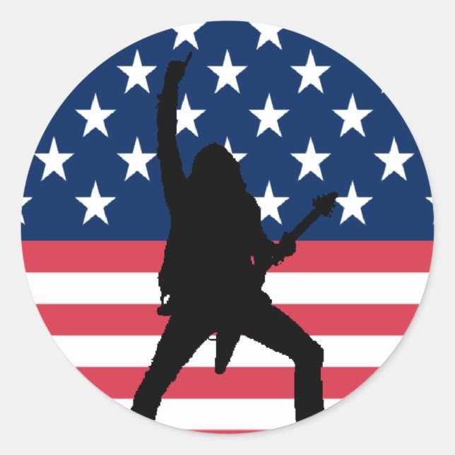 American Metal Sticker (Front)
