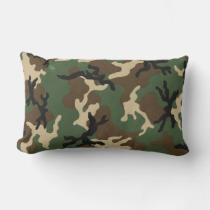 American Military Camouflage Pattern Lumbar Cushion