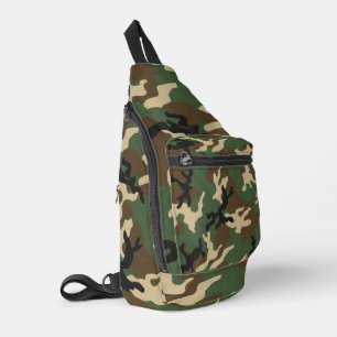 American Military Camouflage Pattern Sling Bag