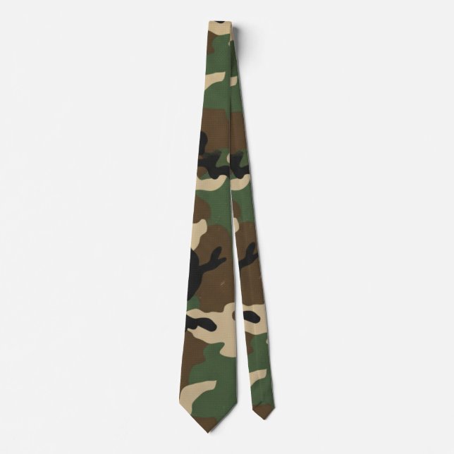 American Military Camouflage Pattern Tie (Front)