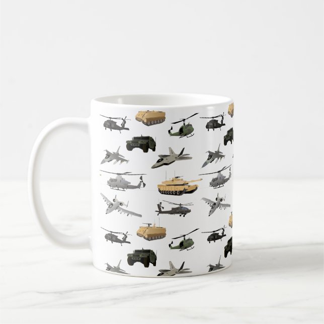 American Military Pattern Coffee Mug (Left)