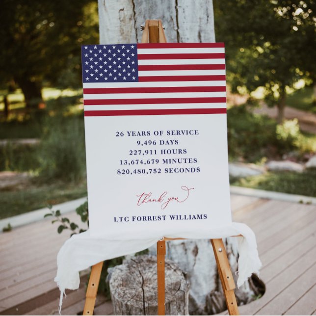 American Military Retirement Welcome Sign (Creator Uploaded)