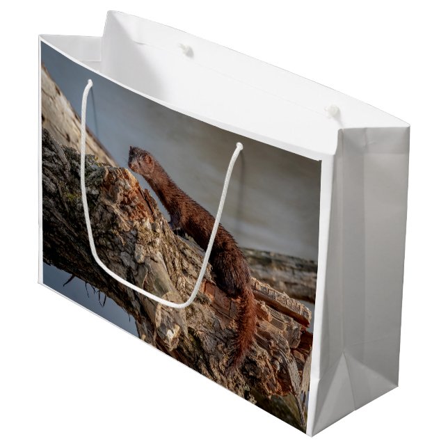 American Mink Large Gift Bag (Front Angled)