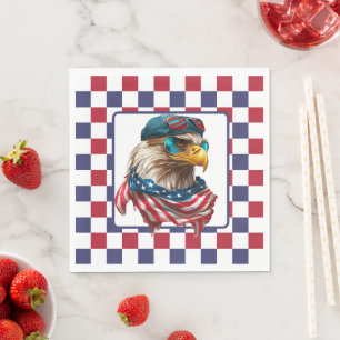 American Modern Eagle Napkin