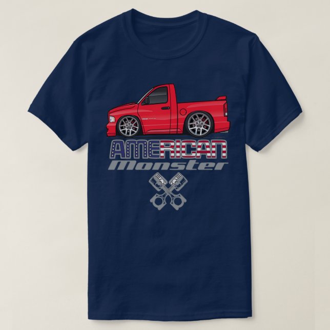 American MonsterRed 2 T-Shirt (Design Front)