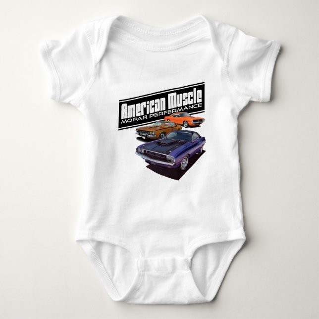 American Mopar Muscle Baby Bodysuit (Front)
