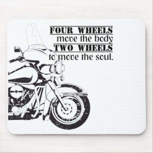 American Motorcycle Two Wheels One Passion Mouse Pad