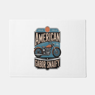 American Motorcycle Vintage Doormat