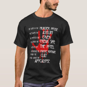 american movies horror story halloween T-Shirt
