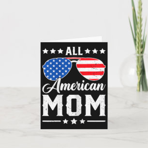 American Mum 4th Of July Funny Patriotic Usa Match Card
