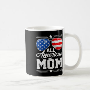 American Mum 4th Of July Mother's Day Sungles Fami Coffee Mug