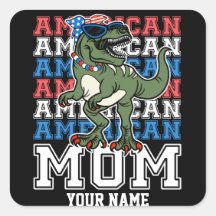 American Mum 4th of July Patriotic Personalised