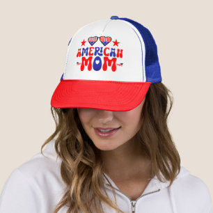 American Mum Happy 4 July Trucker Hat