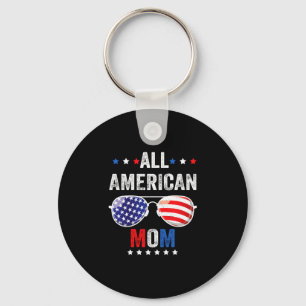American mum usa flag 4th of july sunglasses key ring