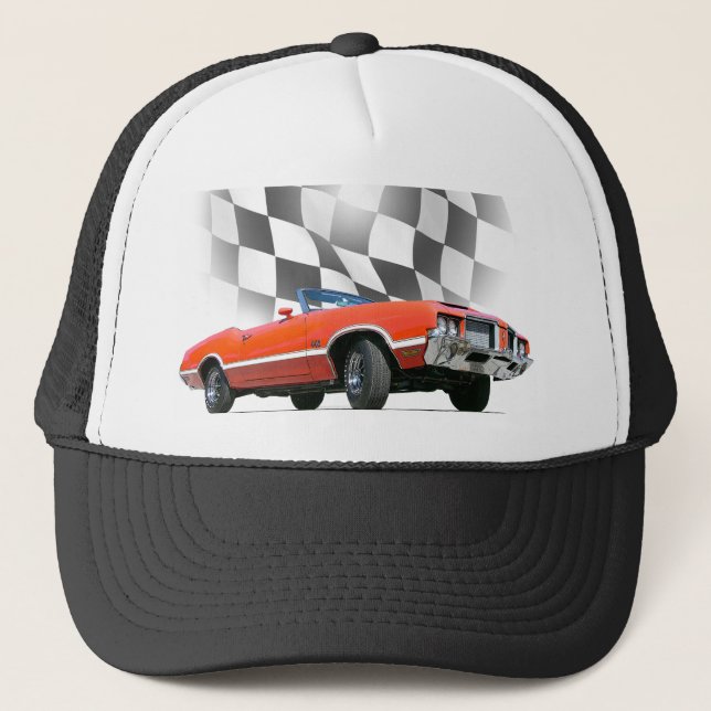 American Muscle 1972 Cutlass 442 Trucker Hat (Front)