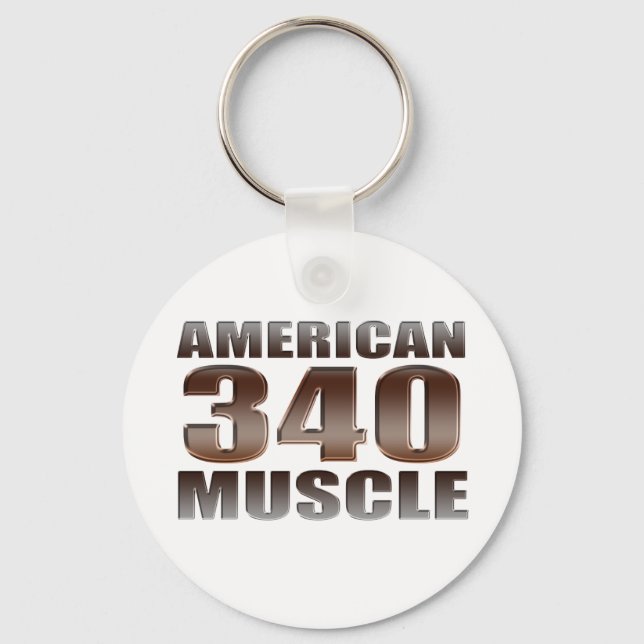 american muscle 340 key ring (Front)