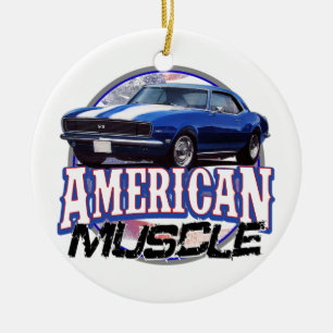 American Muscle Camaro Ceramic Ornament