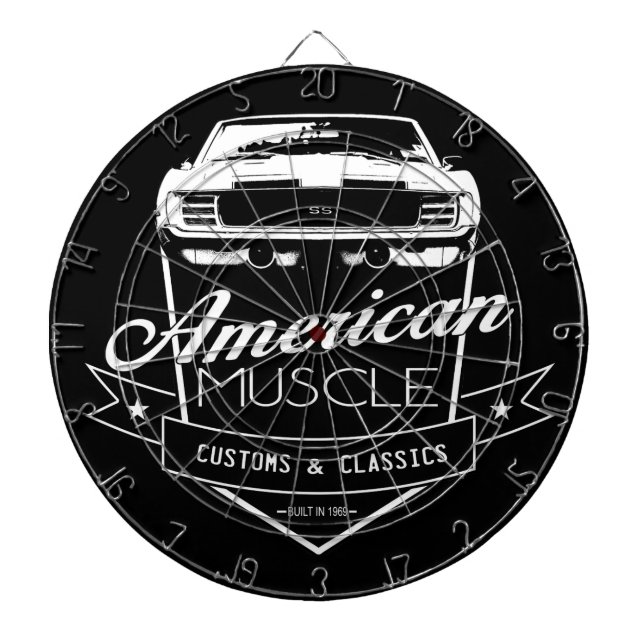American Muscle Camaro Dartboard (Front)