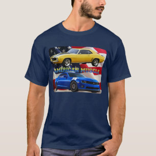 American Muscle Camaro Flag Shirt