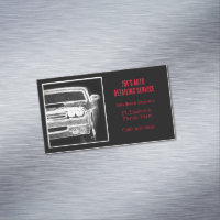 American Muscle Car Black and White Automotive