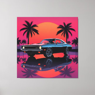 American Muscle Car Canvas Print