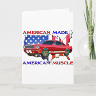American Muscle Car Card