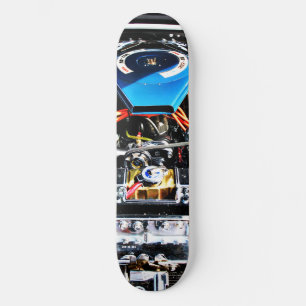 American Muscle Car Engine Skateboard